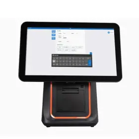 Dual screen All in one touch POS machine core i3 8GB RAM 512GB SSD with Built-in thermal printer